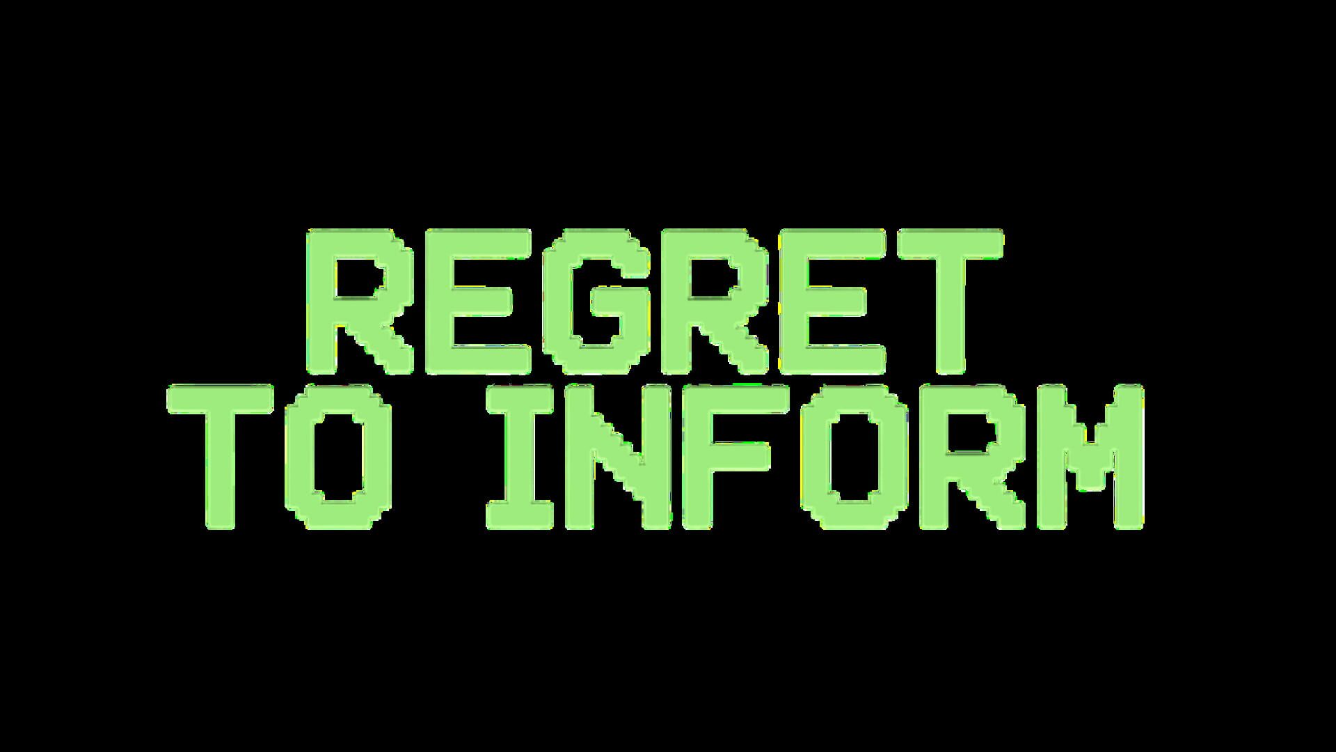 Regret to Inform artwork