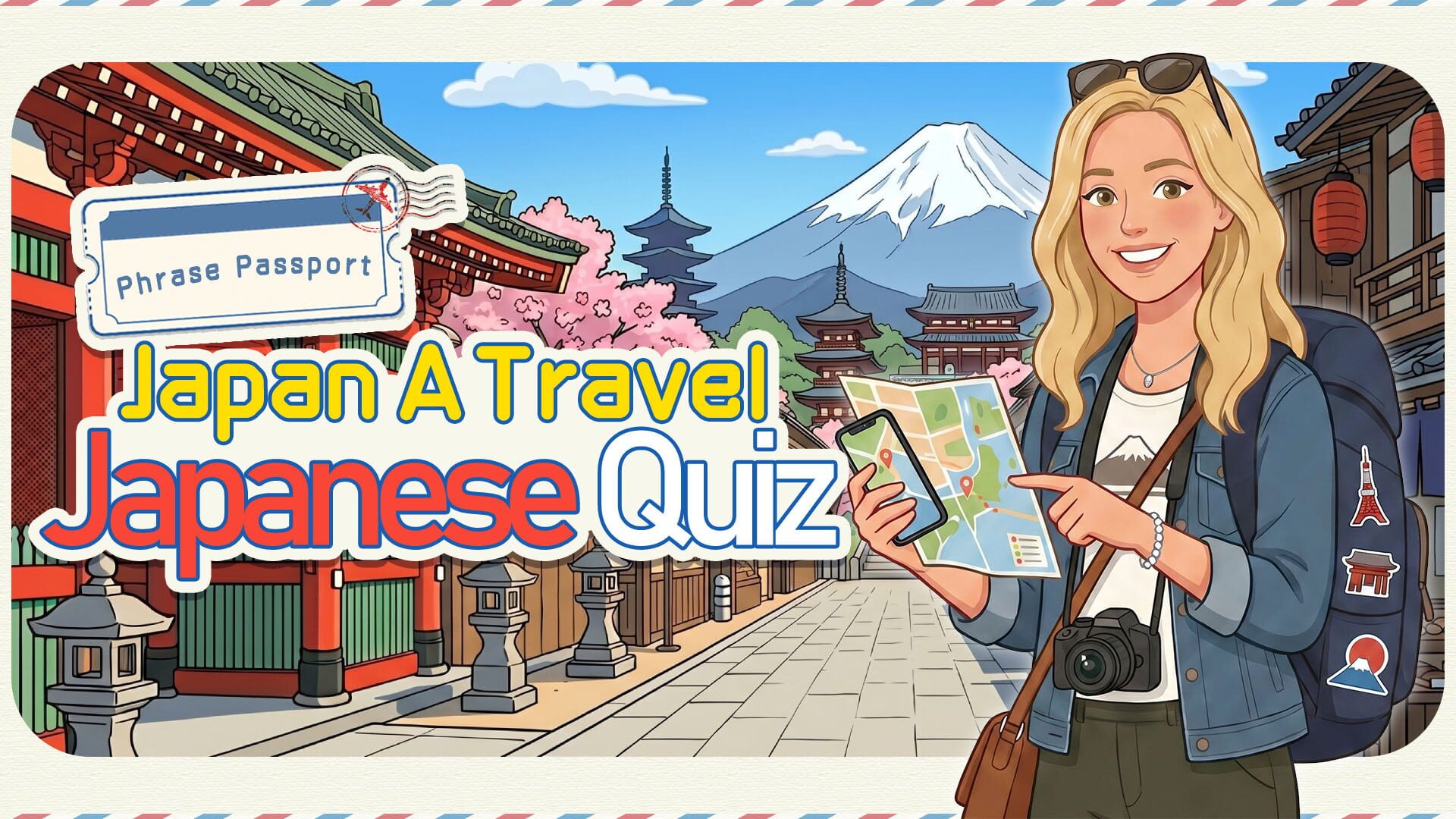 Artwork for Phrase Passport Japan A Travel Japanese Quiz