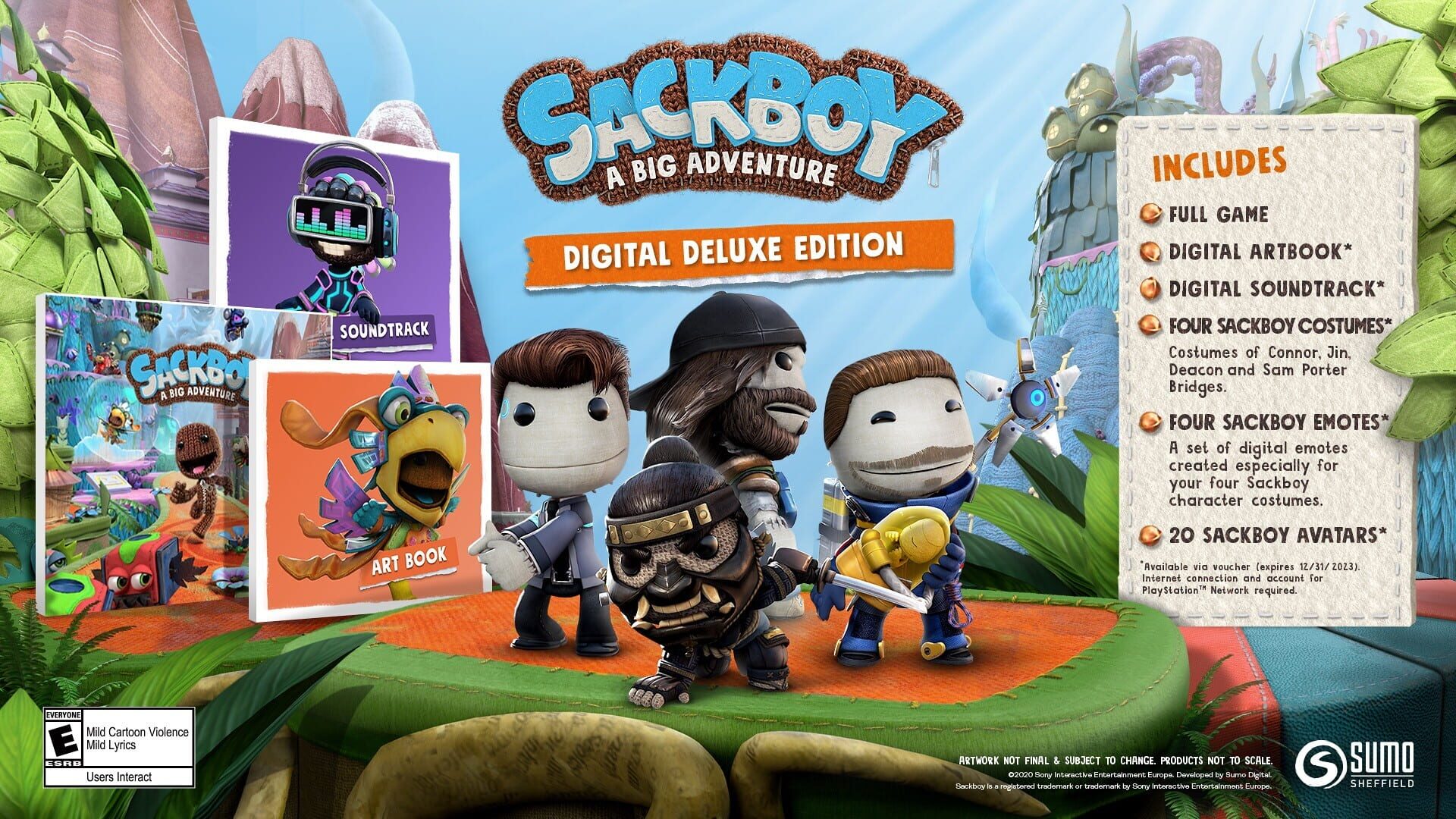 Artwork for Sackboy: A Big Adventure - Digital Deluxe Edition