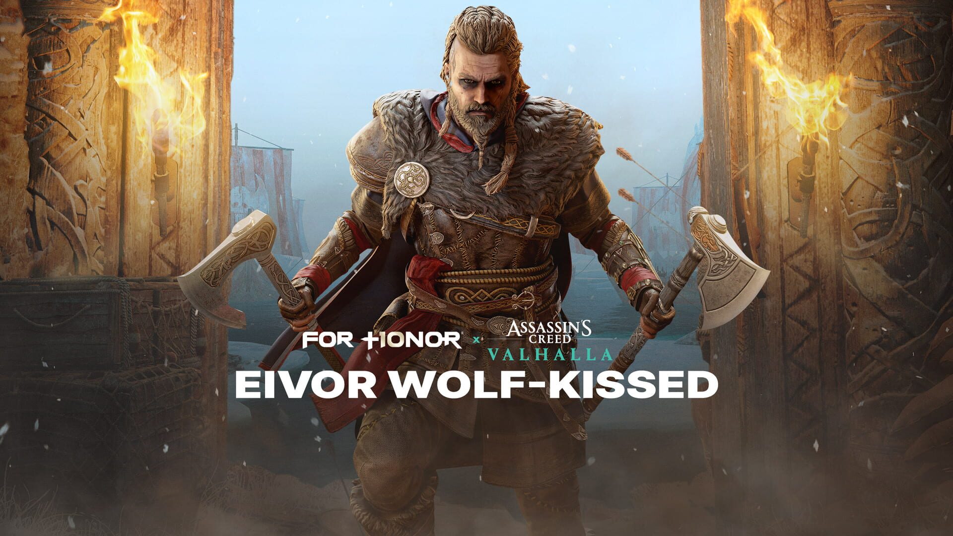 Artwork for For Honor: Eivor Wolf-Kissed – Berserker Hero Skin