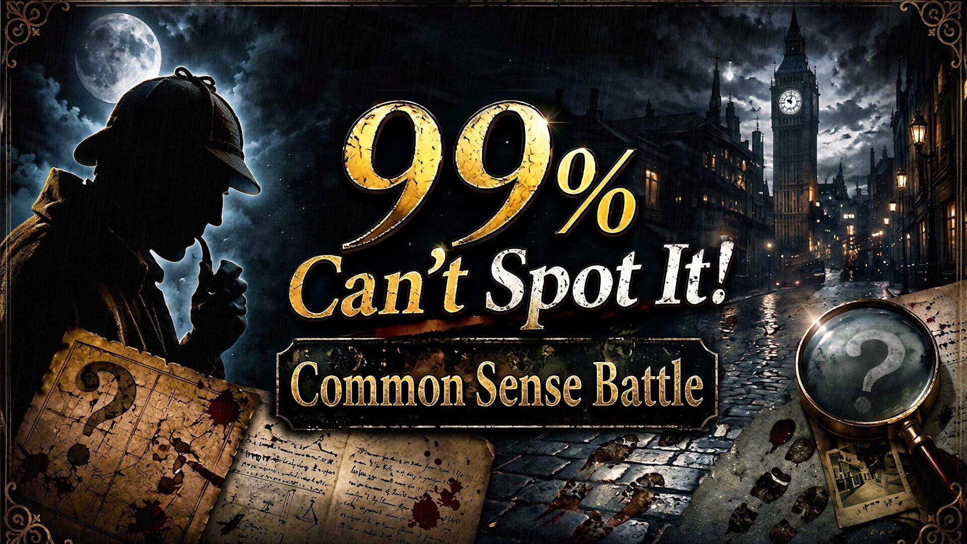 99% Can't Spot It! Common Sense Battle
