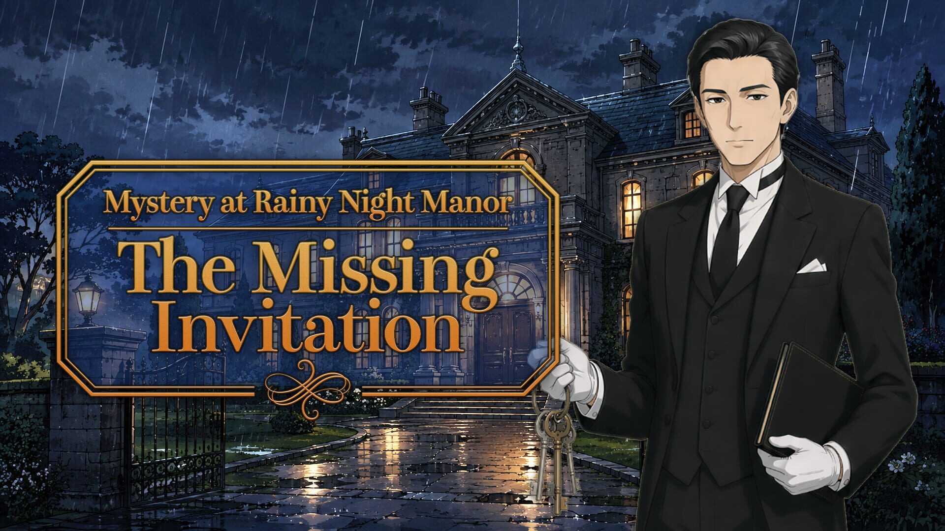 Artwork for Mystery at Rainy Night Manor: The Missing Invitation