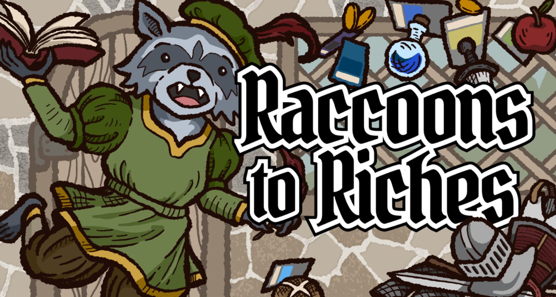 Raccoons to Riches artwork