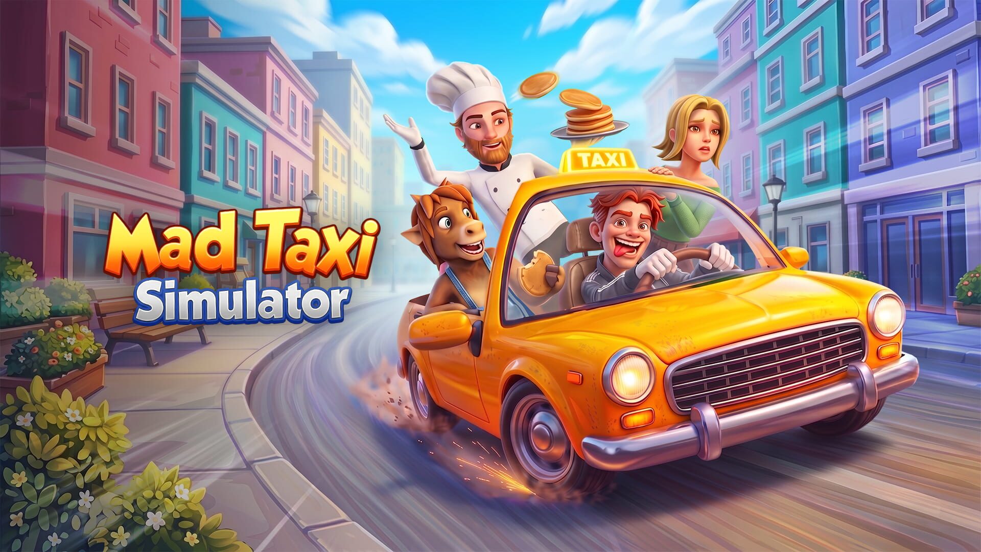 Artwork for Mad Taxi Simulator