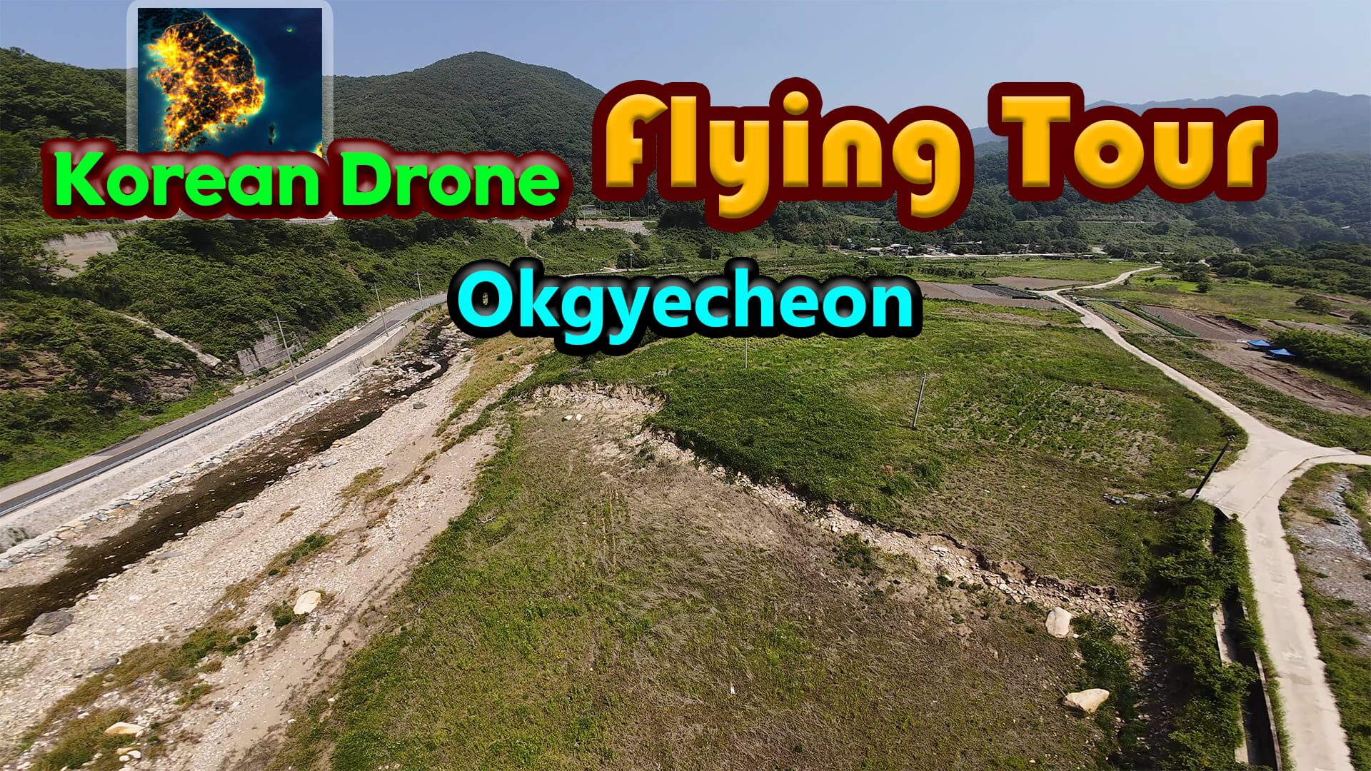 Artwork for Korean Drone Flying Tour Okgyecheon