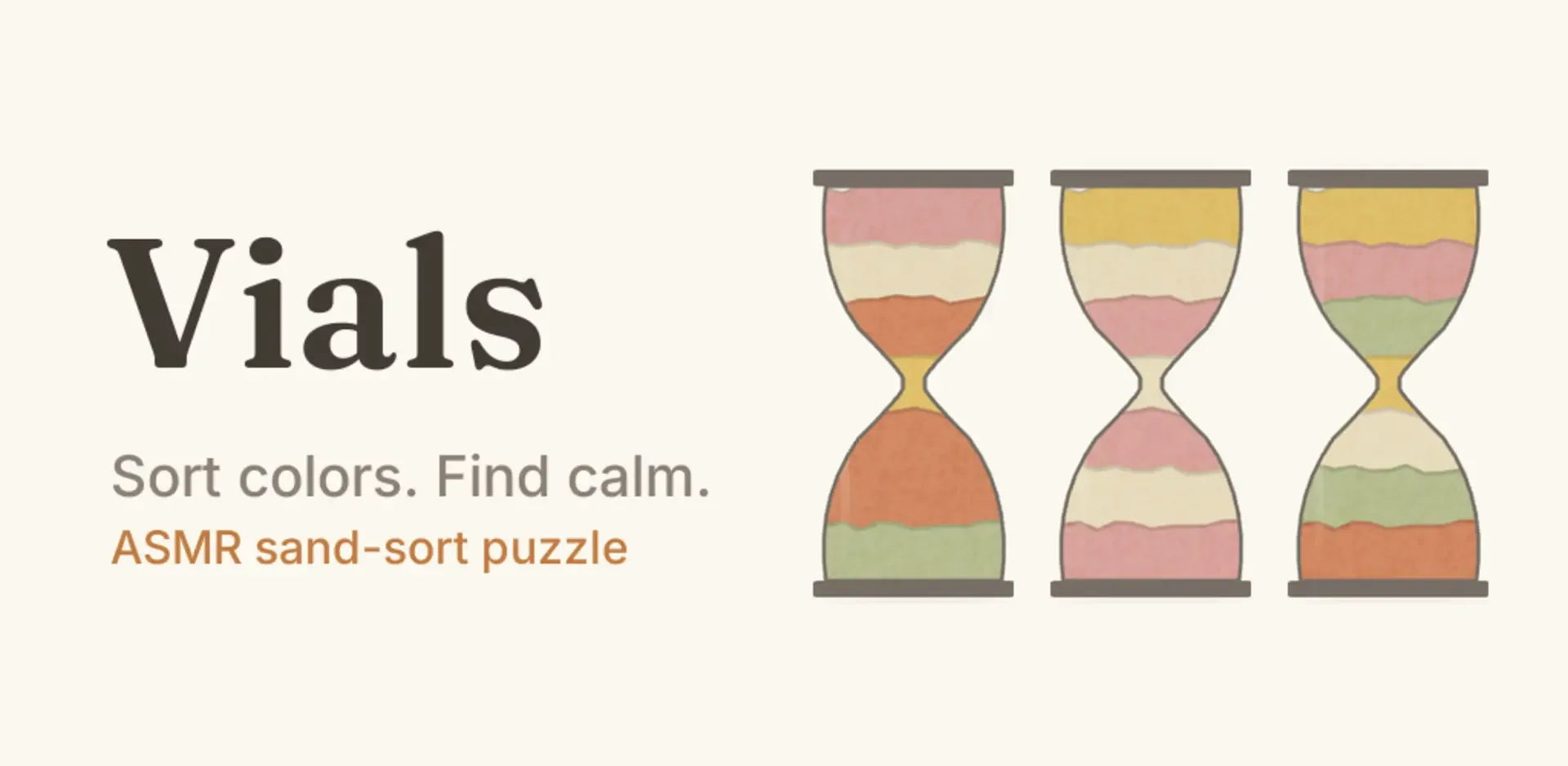 Vials: ASMR Sand Sort Puzzle