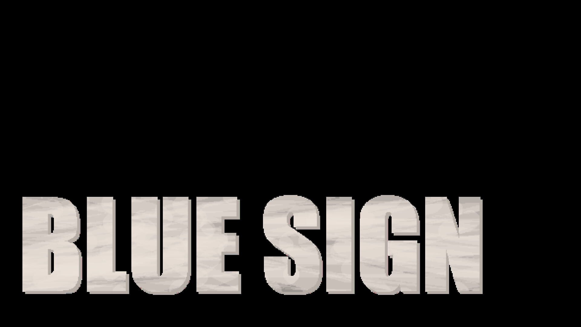 Blue Sign artwork