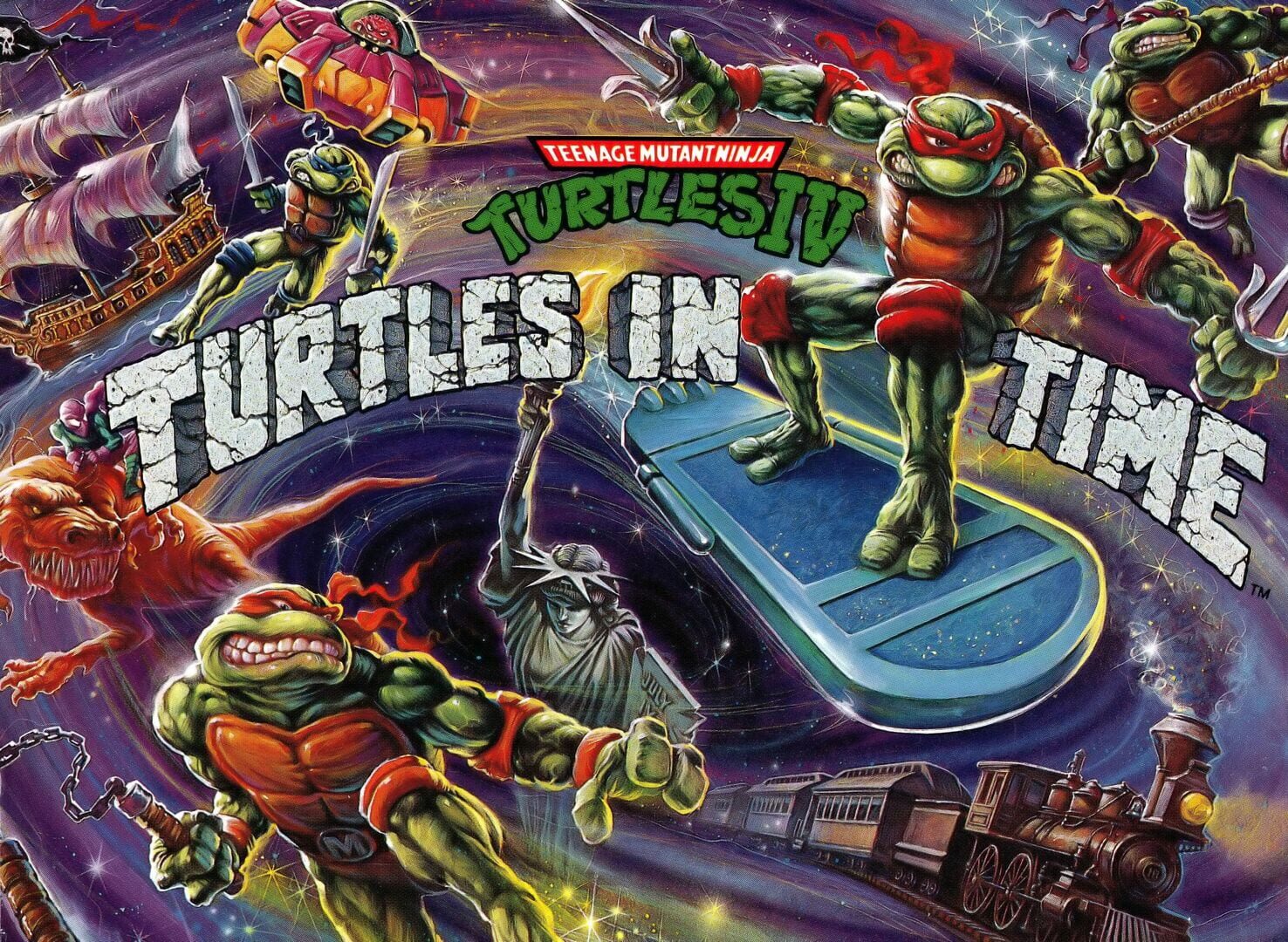 Arte - Teenage Mutant Ninja Turtles IV: Turtles in Time