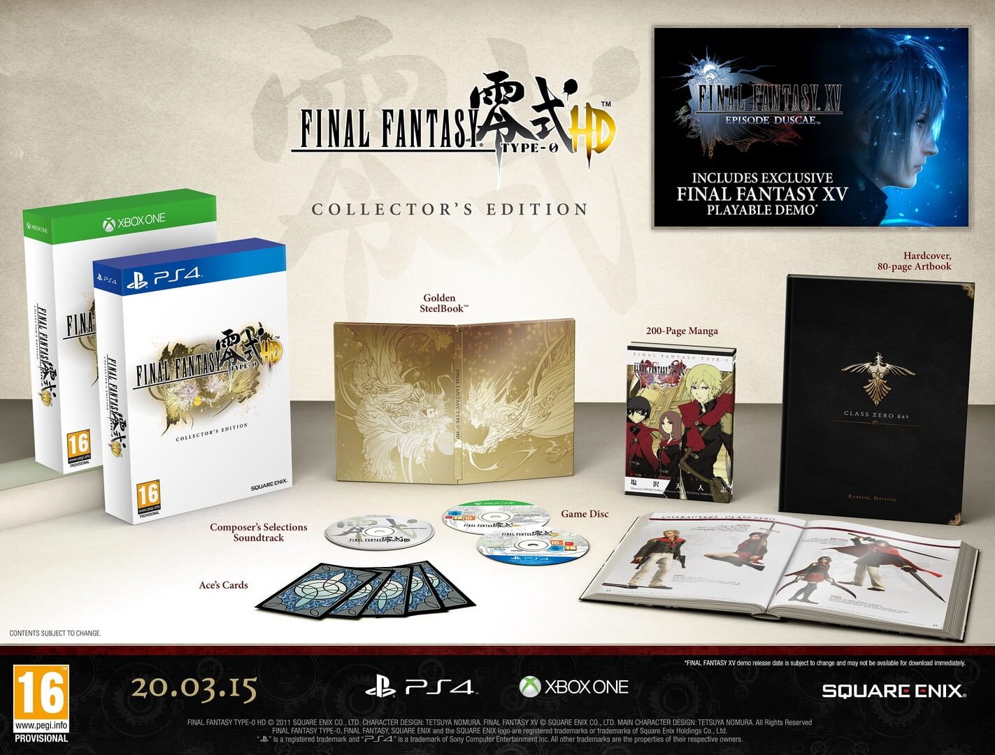 Arte - Final Fantasy Type-0 HD: Collector's Edition