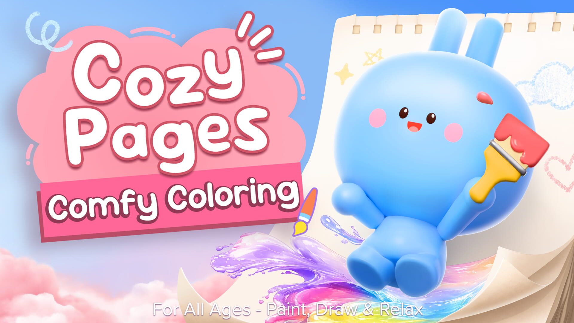 Cozy Pages: Comfy Coloring for All Ages - Paint, Draw & Relax