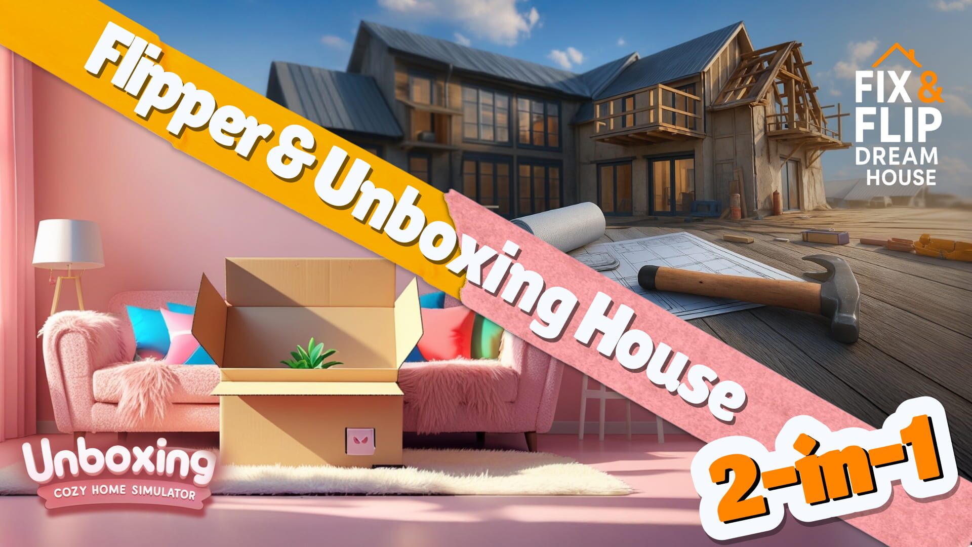 Artwork for Flipper & Unboxing House 2-in-1
