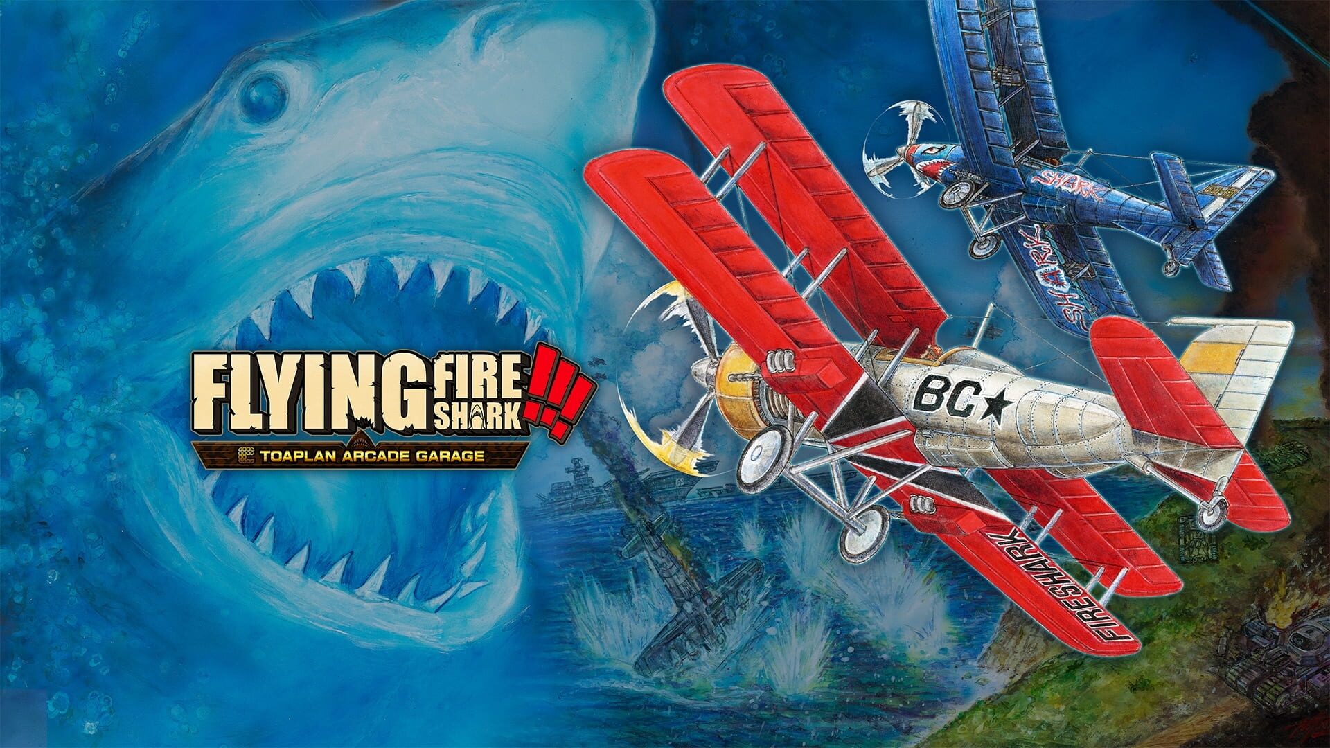 Toaplan Arcade Garage: Flying Fire Shark artwork