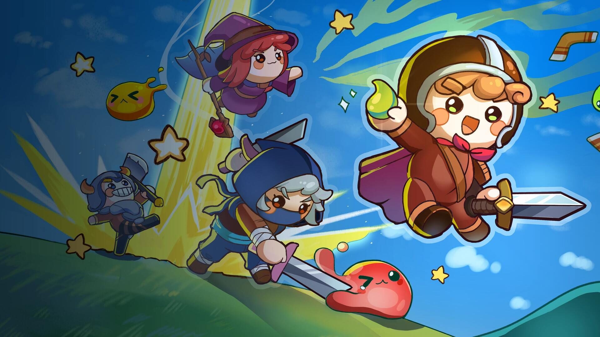 Artwork for No More Slimes!!
