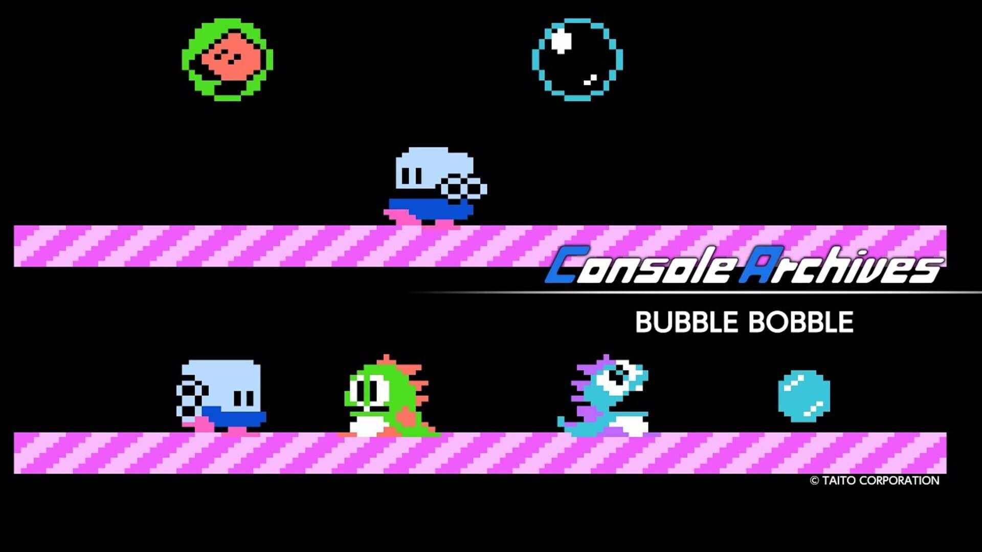 Console Archives: Bubble Bobble artwork