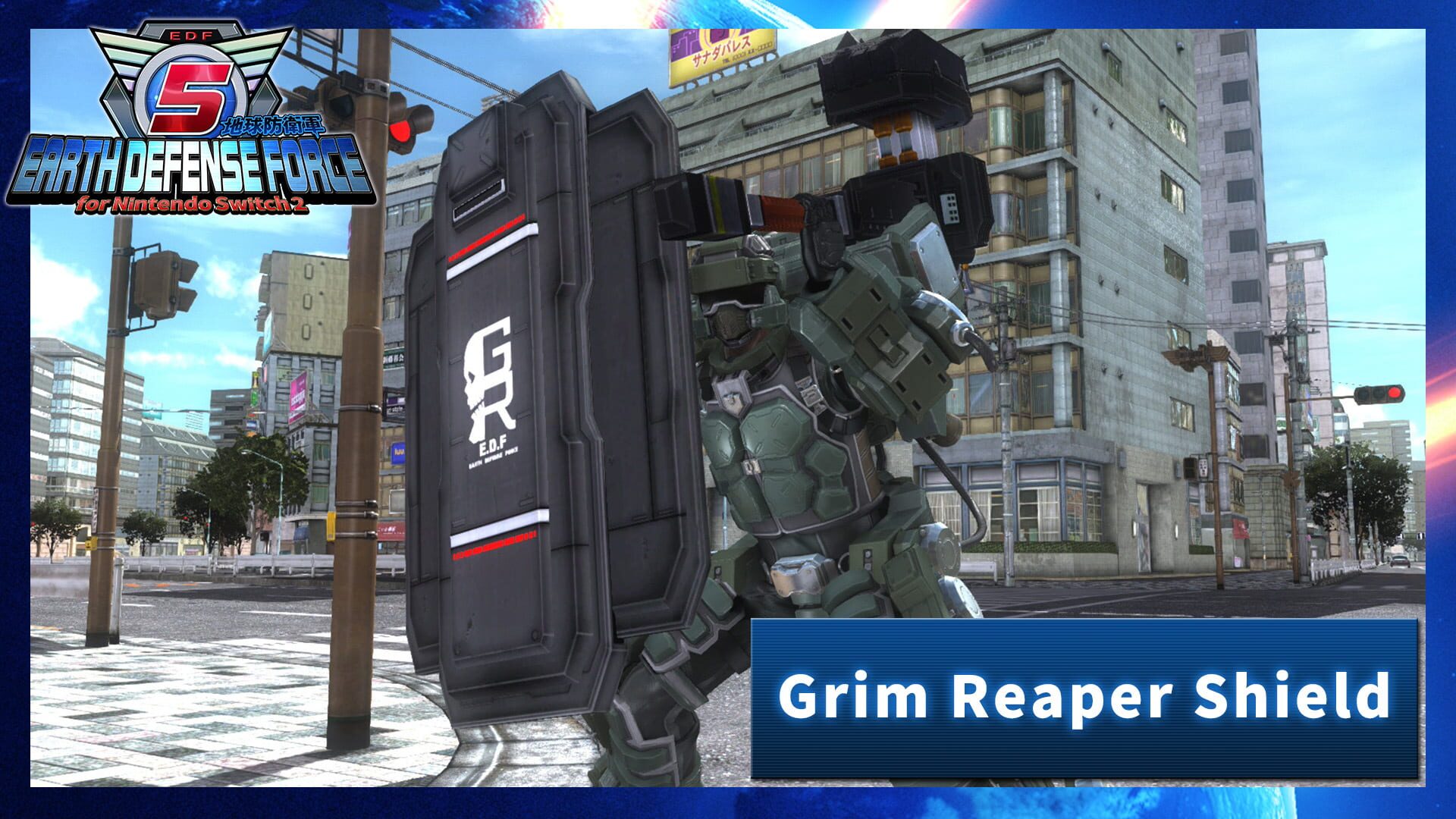 Earth Defense Force 5: Fencer Weapon - Grim Reaper Shield