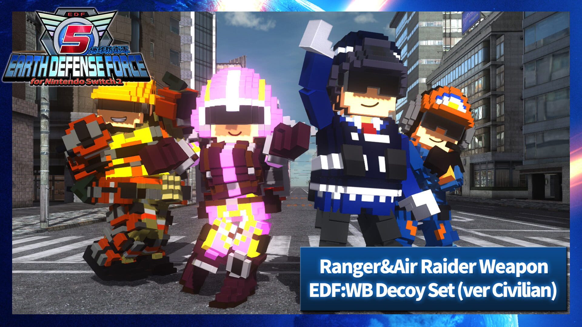 Earth Defense Force 5: Ranger & Air Raider Weapon - EDF: WB Decoy Set (ver Civilian)
