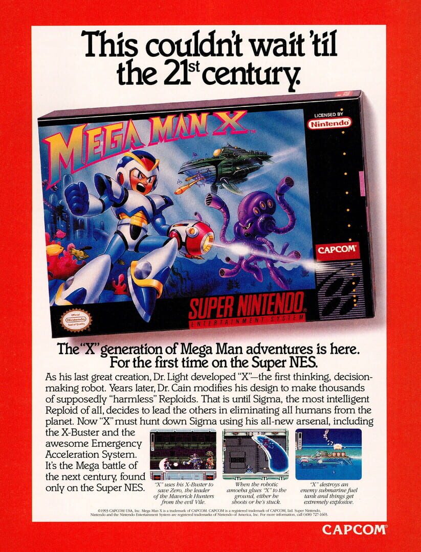 Mega Man X artwork