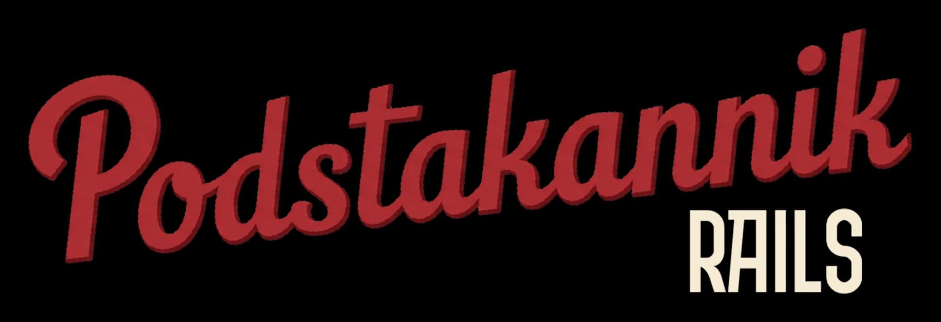 Podstakannik Rails artwork