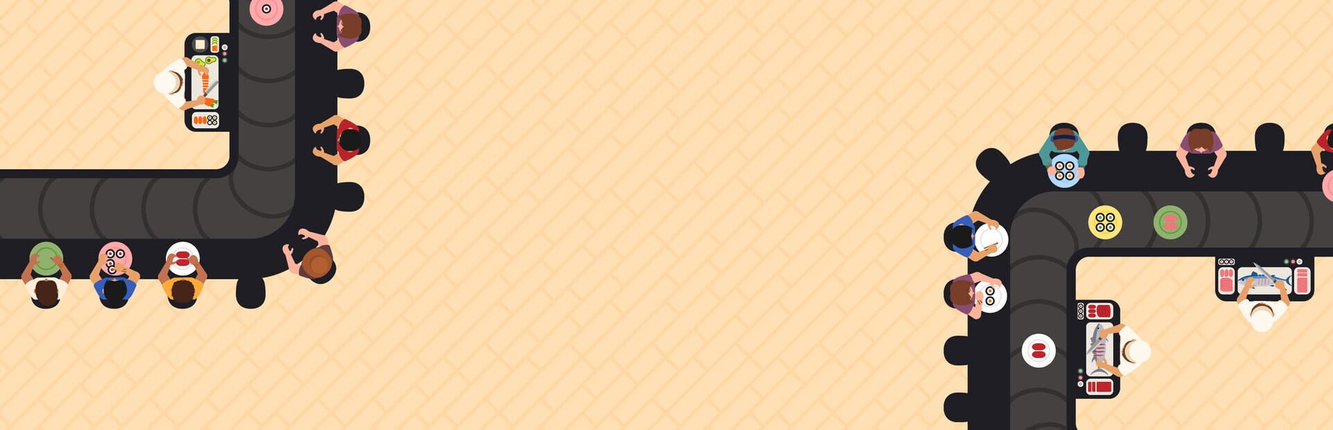 Idle Sushi Bar Tycoon · 宣传原画