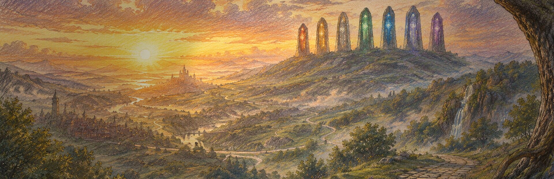 Grove of the Seven Stones · 宣传原画