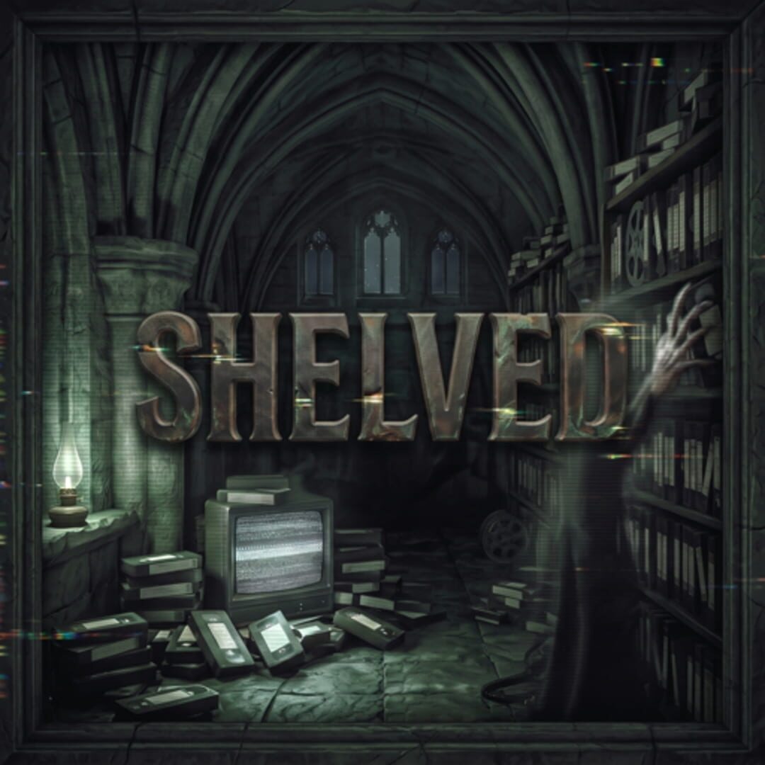 Shelved artwork