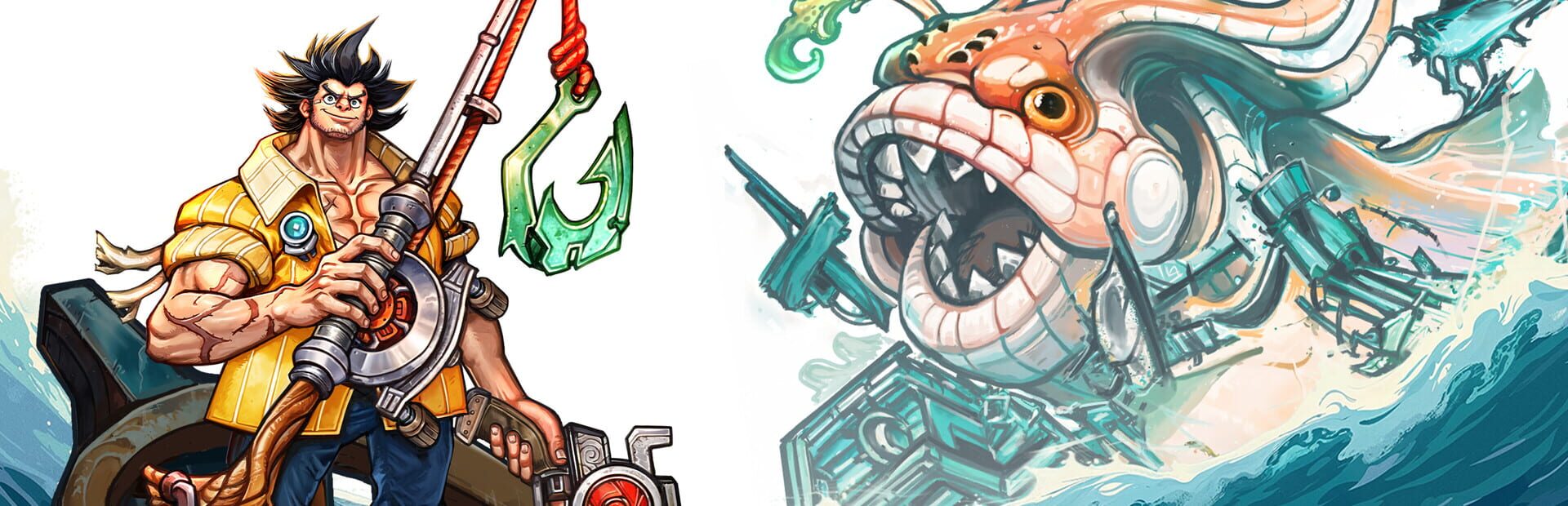 Ohayo Gianthook!: Monster Fishing Adventure · 宣传原画