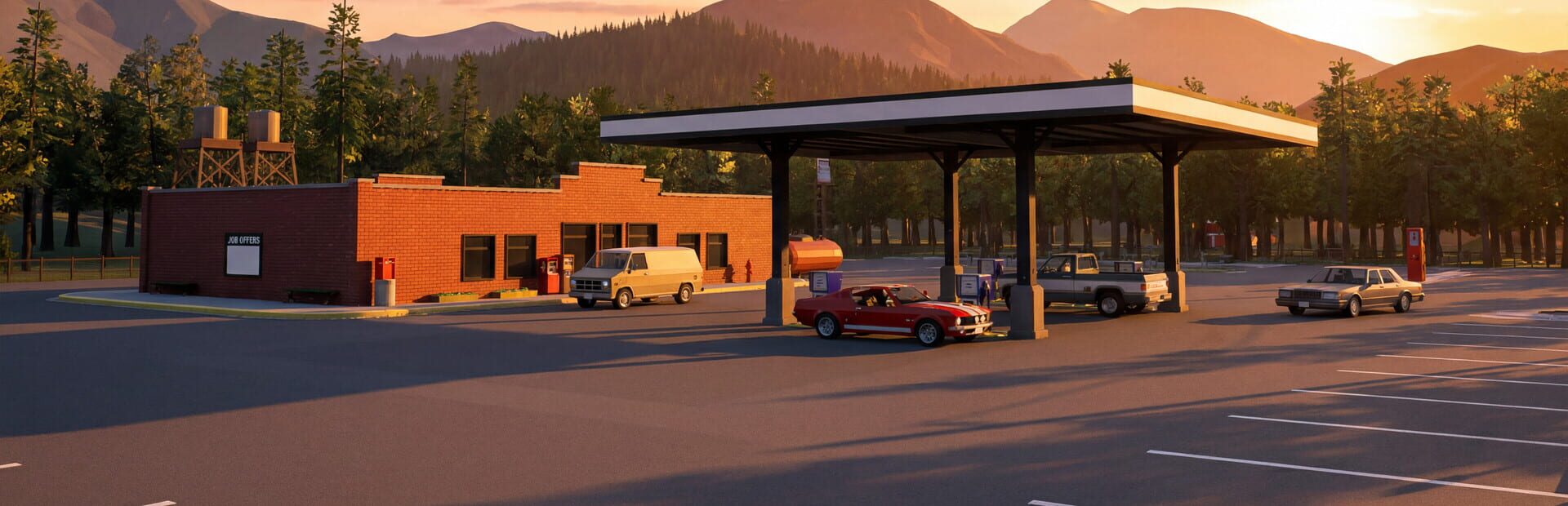 Highway Station Simulator · 宣传原画
