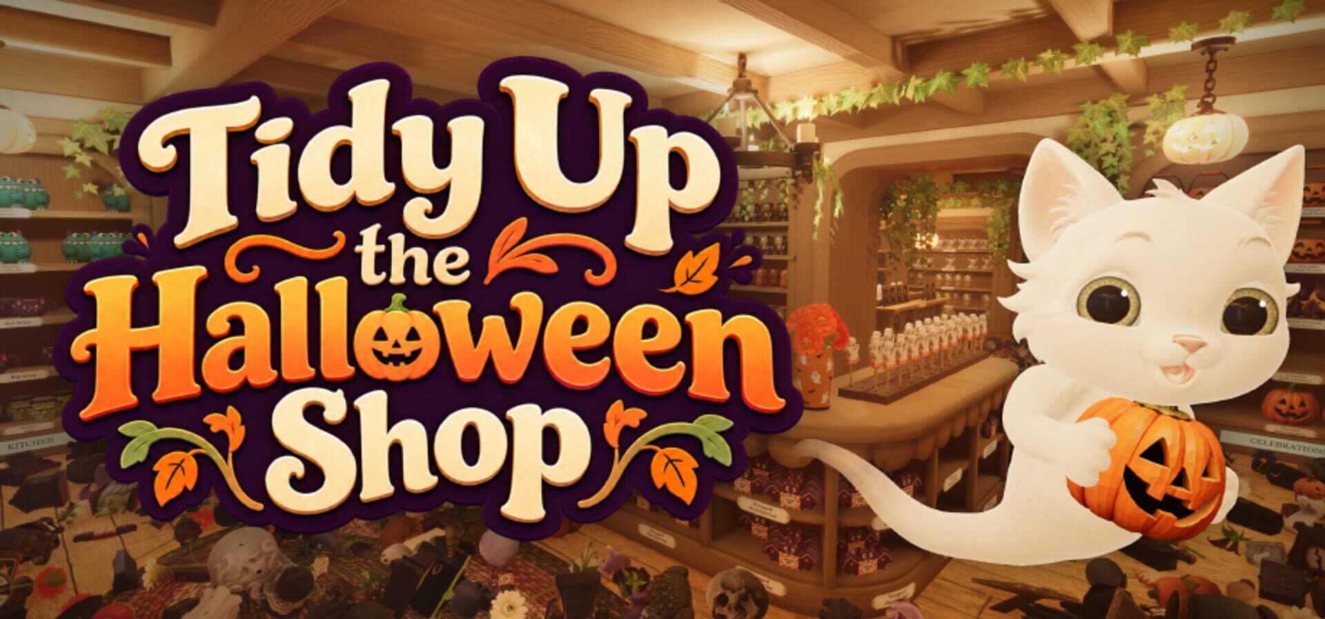 Tidy Up the Halloween Shop screenshot