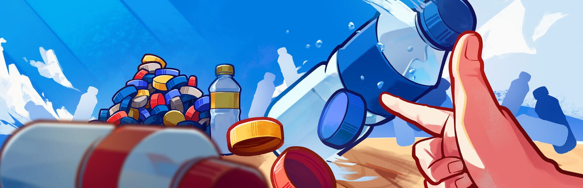 Bottle Flip Inc · 宣传原画