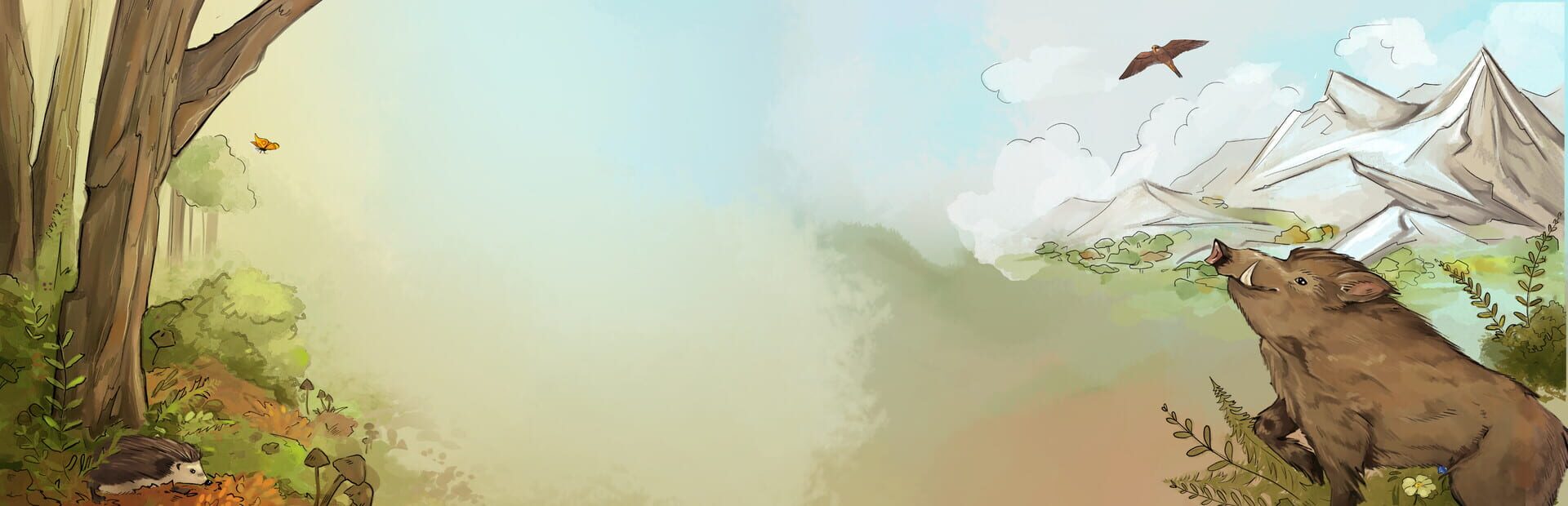 Wild Boar Digging · 宣传原画