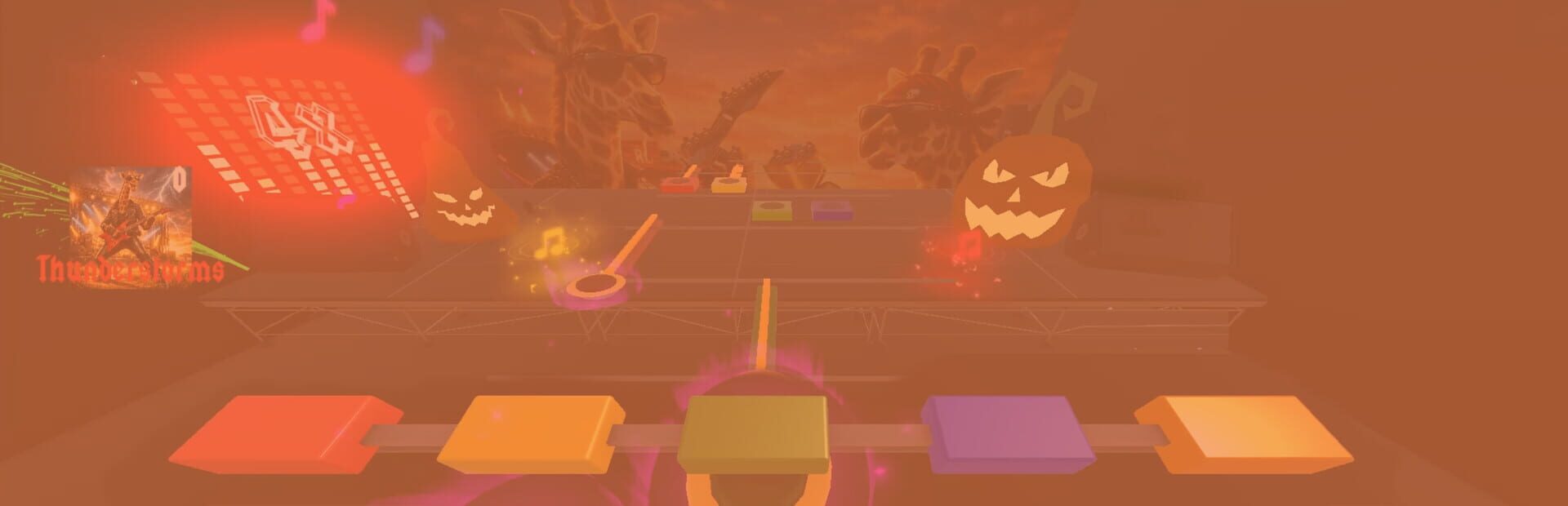 Giraffe Champion 3: Halloween Party & the Ghost Guitar · 宣传原画