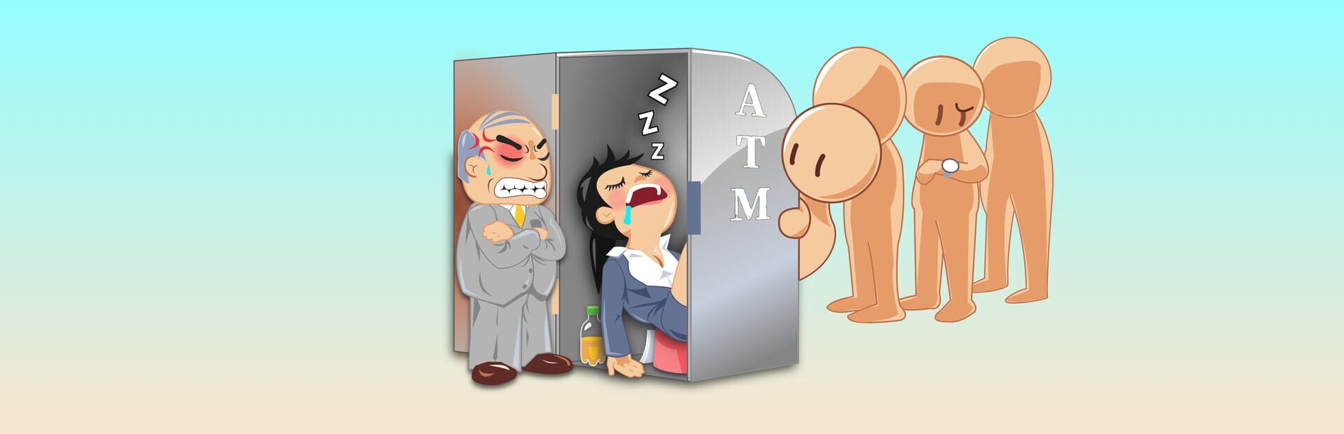 Artwork for Manual Teller Machine