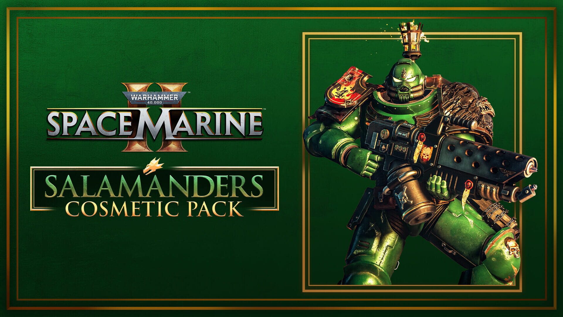Artwork for Warhammer 40,000: Space Marine II: Salamanders Cosmetic Pack