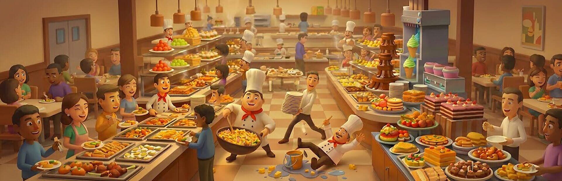 All-You-Can-Eat: Restaurant Simulator · 宣传原画