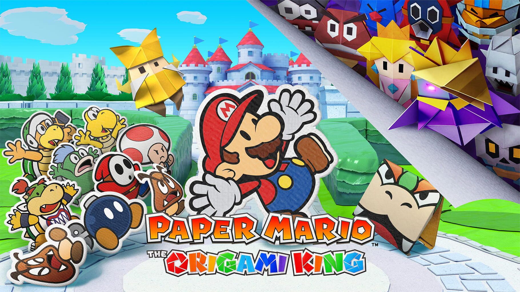 Paper Mario: The Origami King artwork