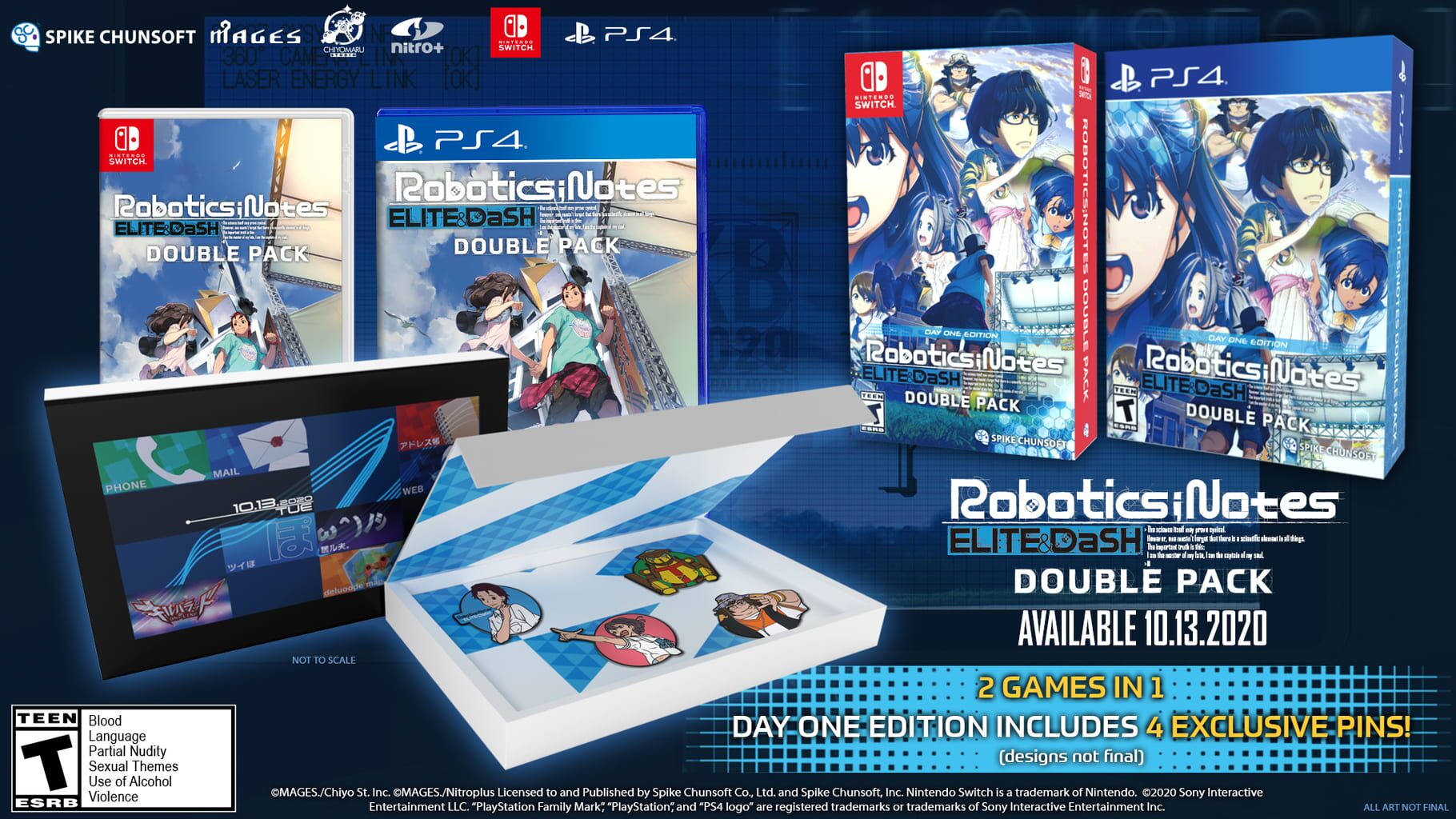 Robotics;Notes Double Pack artwork