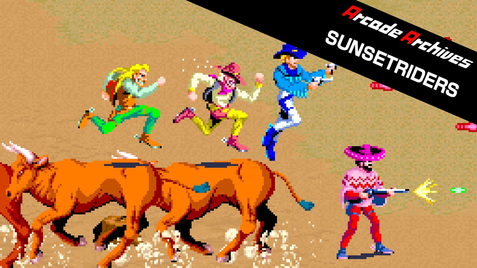 Arcade Archives: Sunset Riders artwork