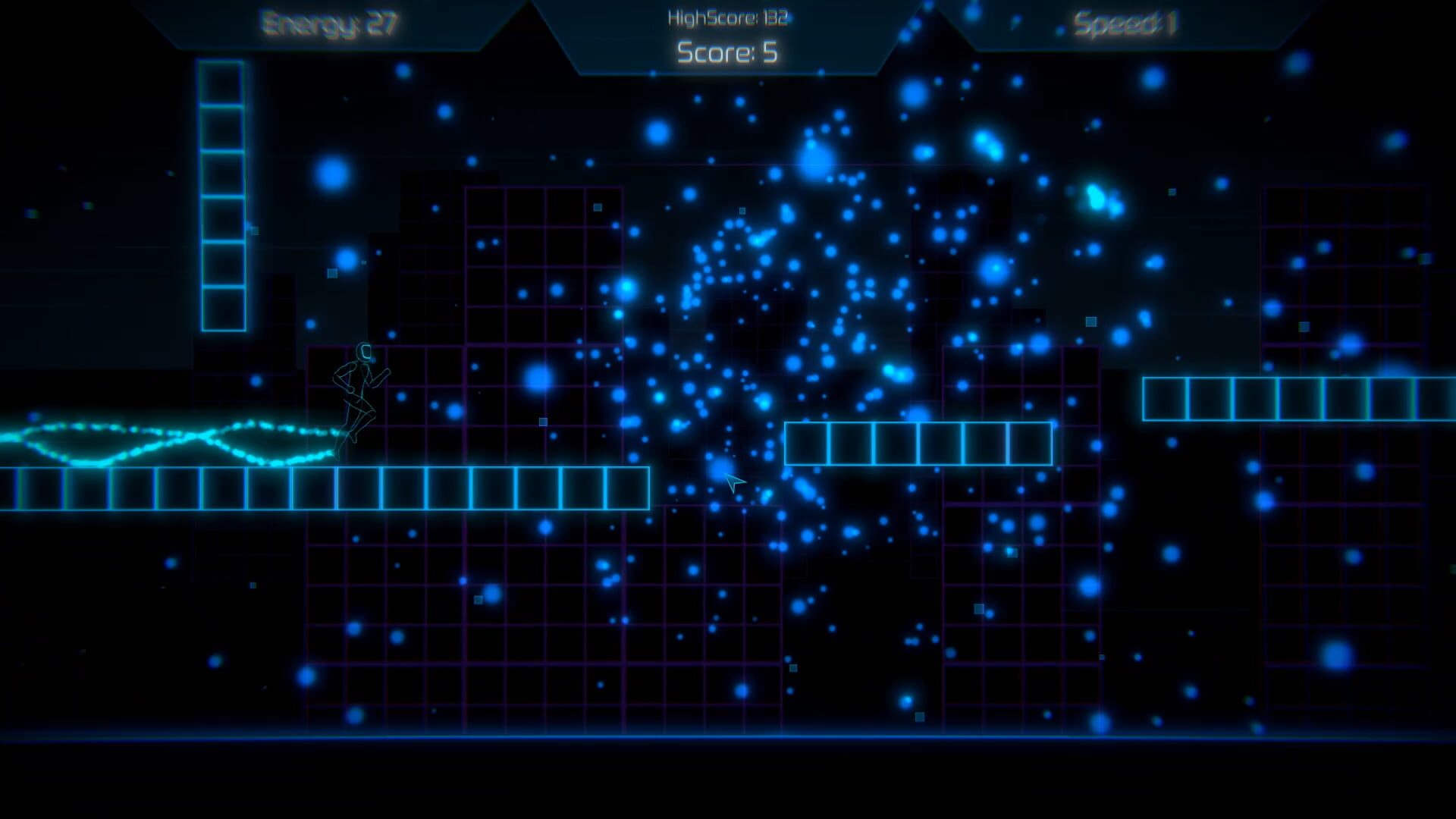Neon Void Runner - Screenshot