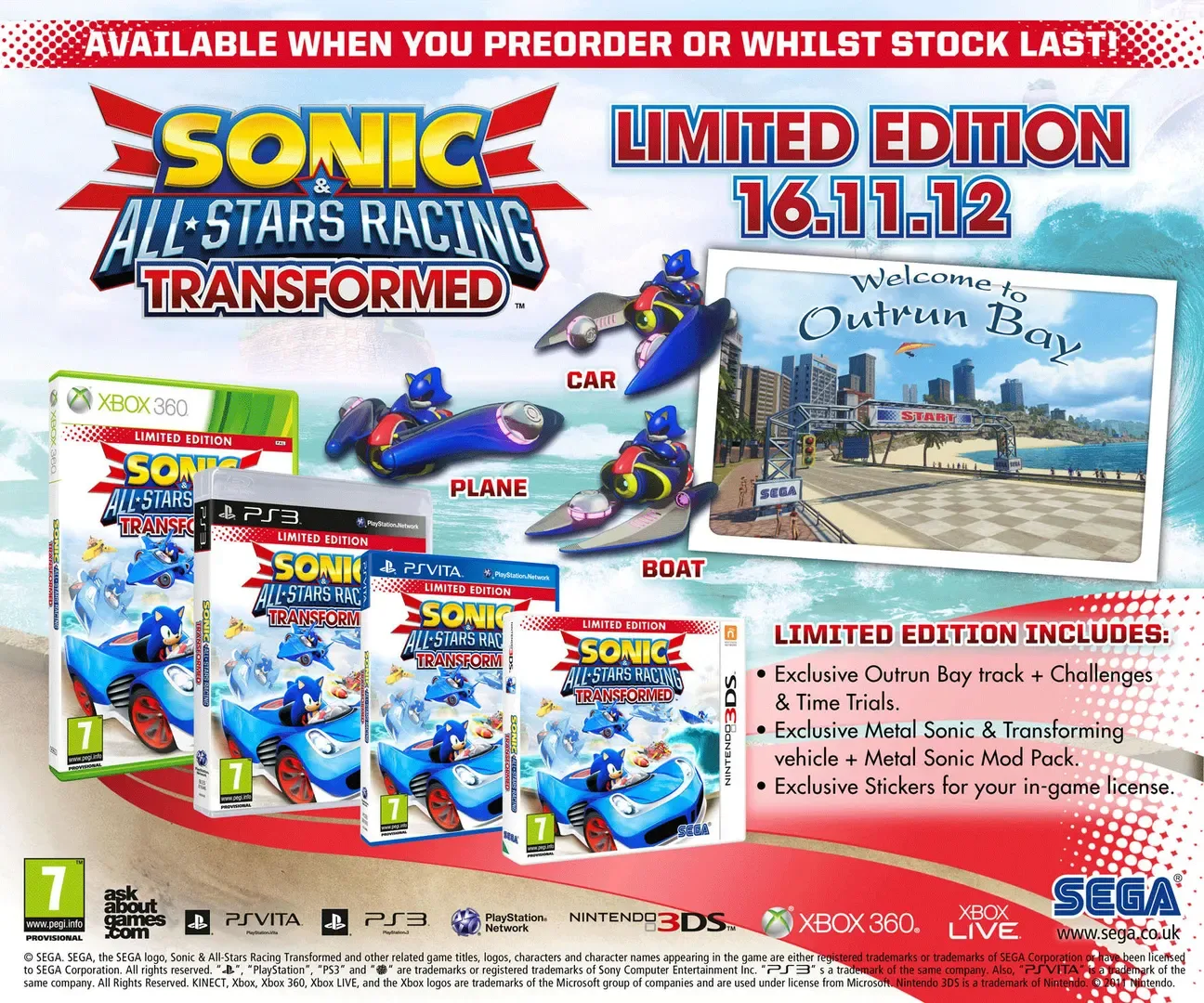 Arte - Sonic & All-Stars Racing Transformed: Bonus Edition