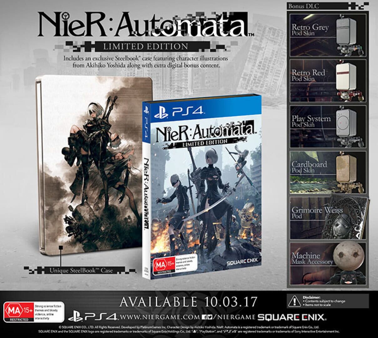 Arte - NieR: Automata - Limited Edition Steelbook