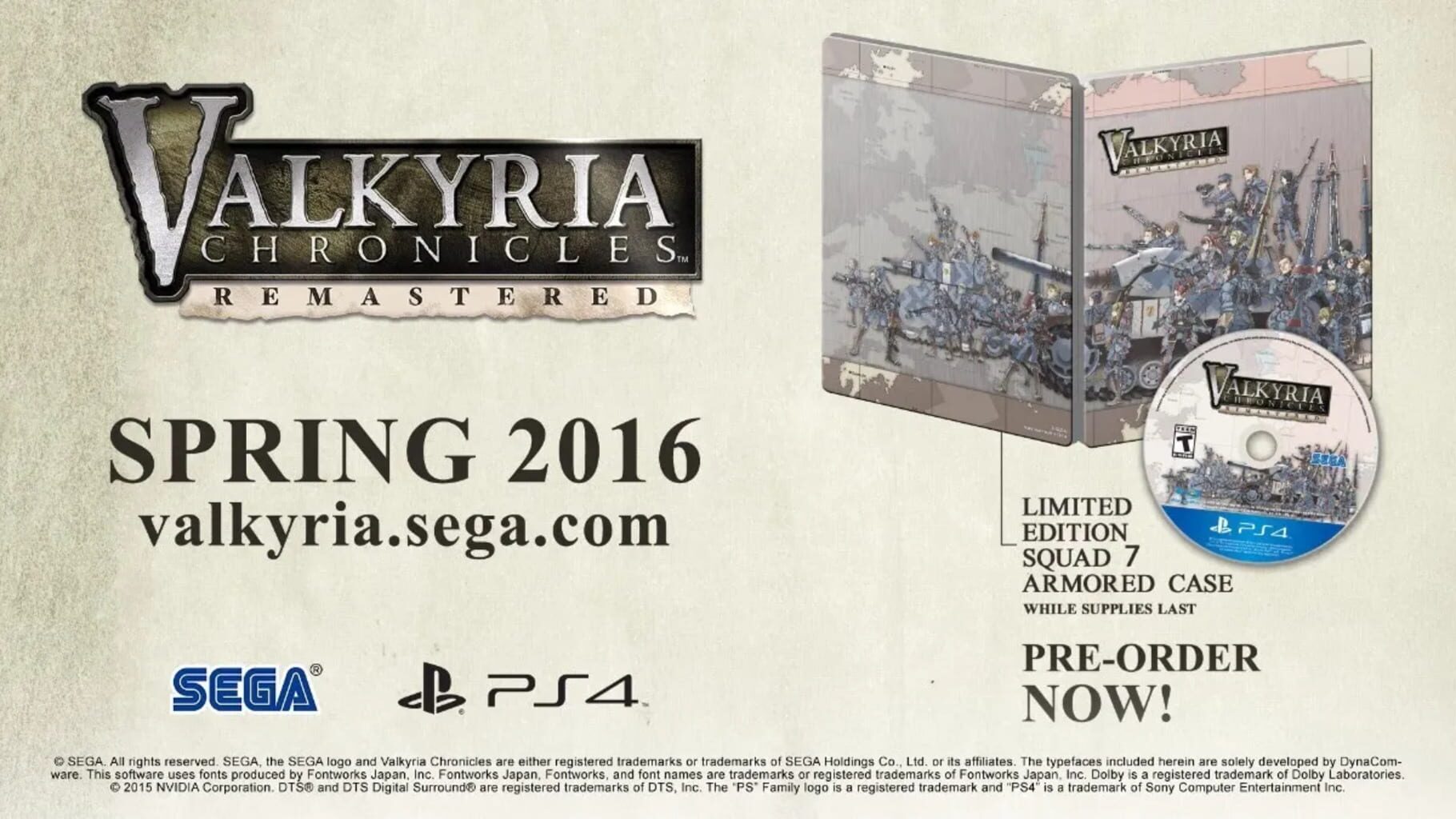 Arte - Valkyria Chronicles: Remastered - Steelbook Edition