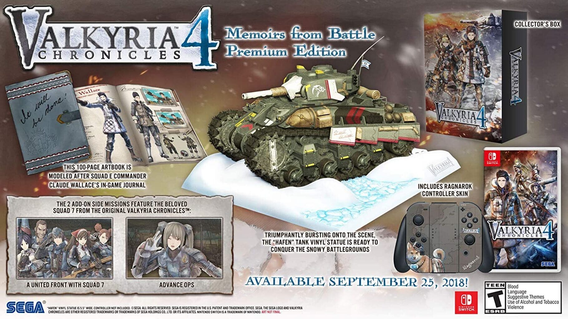 Arte - Valkyria Chronicles 4: Memoirs From Battle Edition