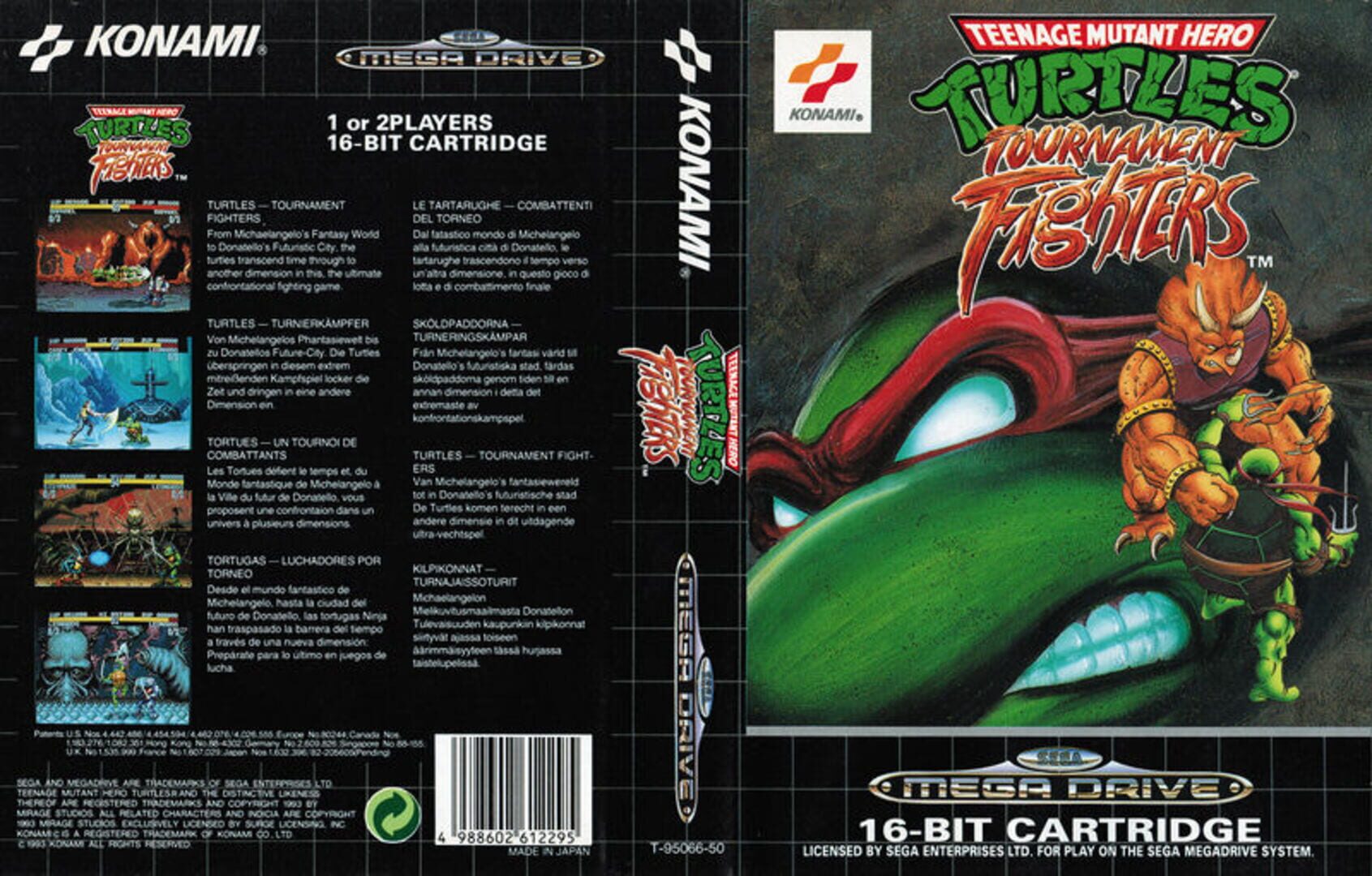 Arte - Teenage Mutant Ninja Turtles: Tournament Fighters