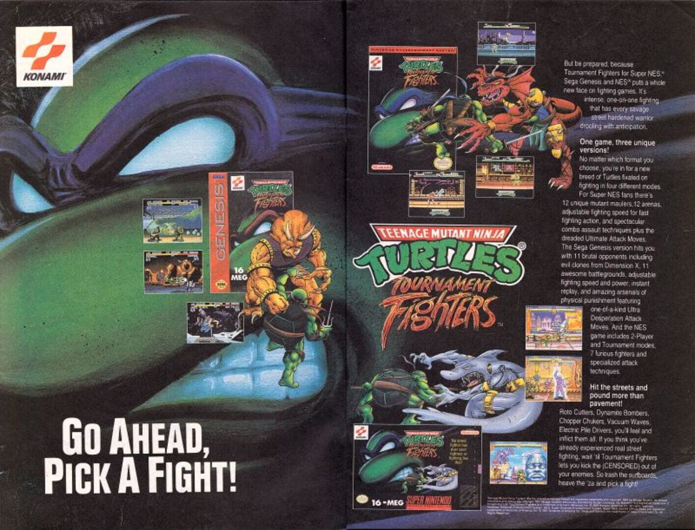 Arte - Teenage Mutant Ninja Turtles: Tournament Fighters