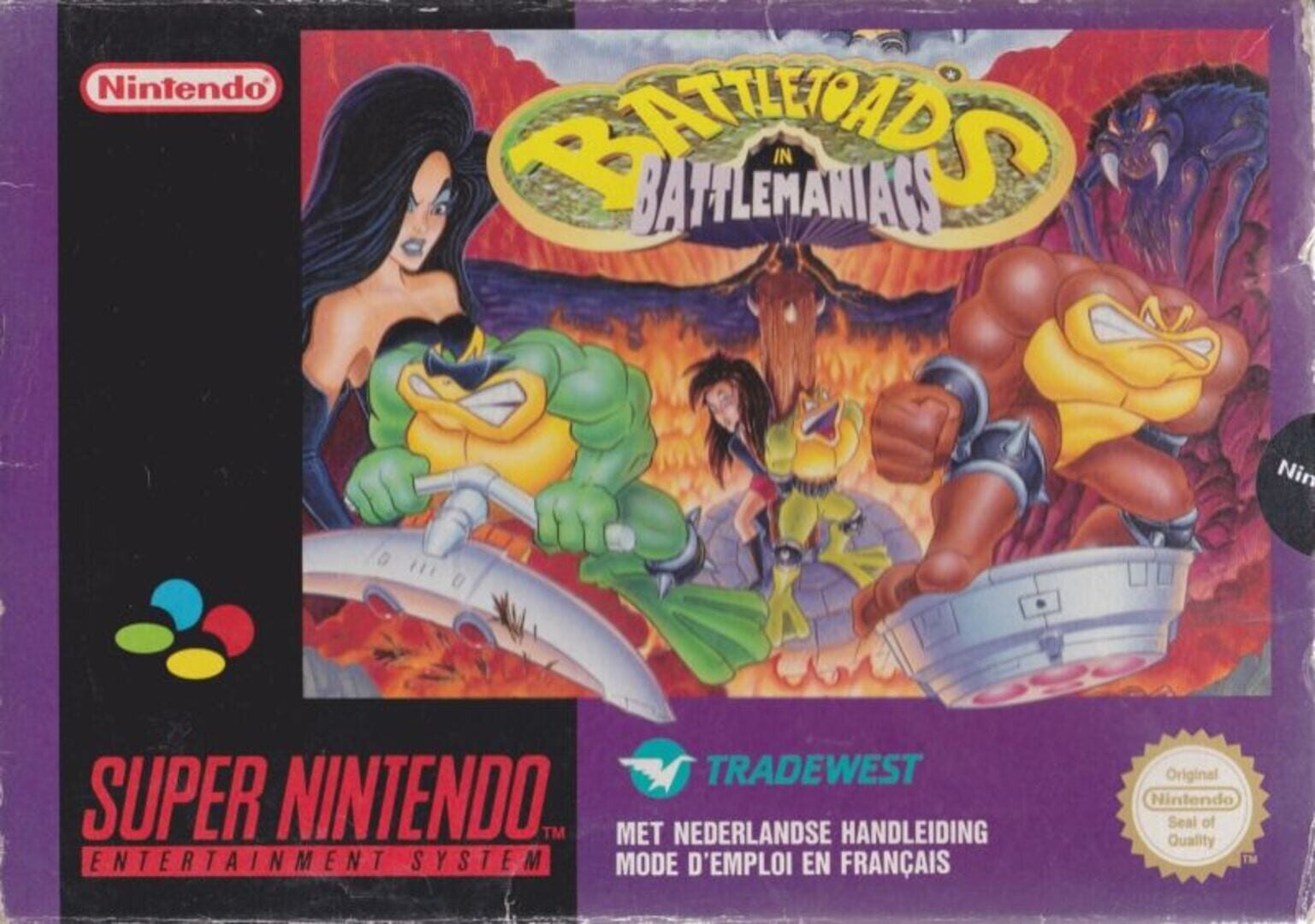 Battletoads In Battlemaniacs artwork