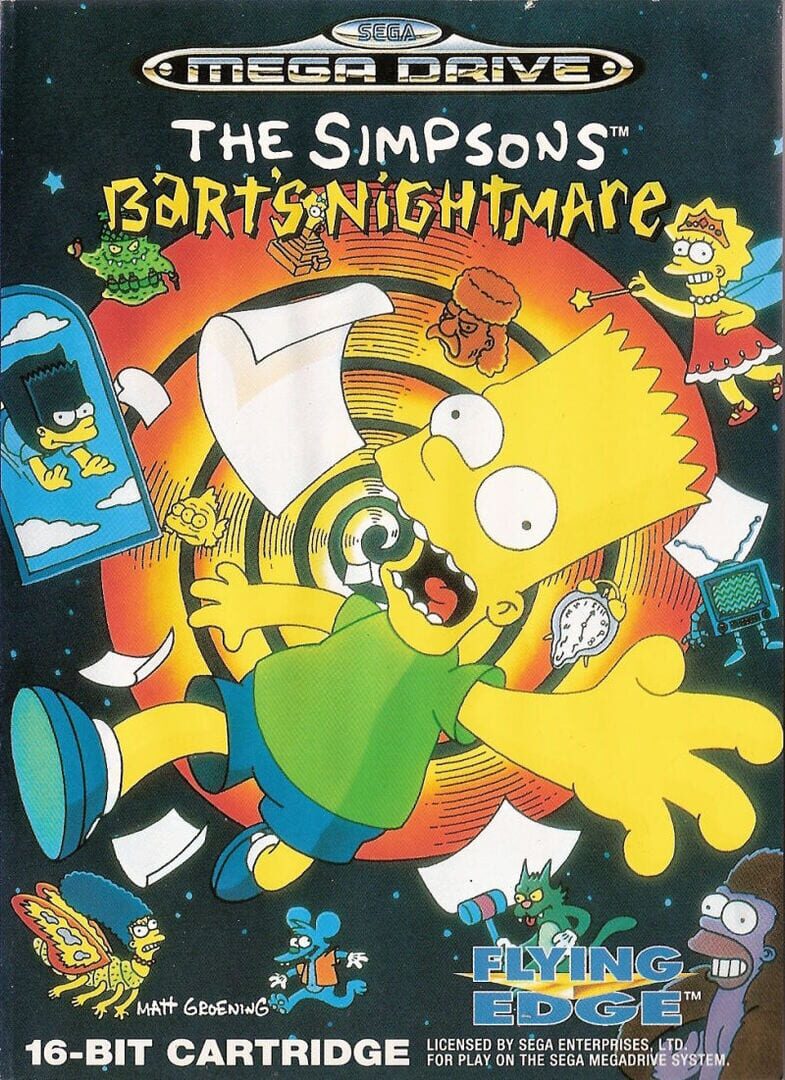 Arte - The Simpsons: Bart's Nightmare