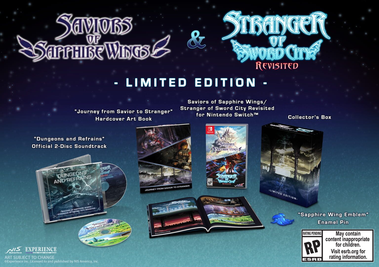 Arte - Saviors of Sapphire Wings/Stranger of Sword City Revisited: Limited Edition