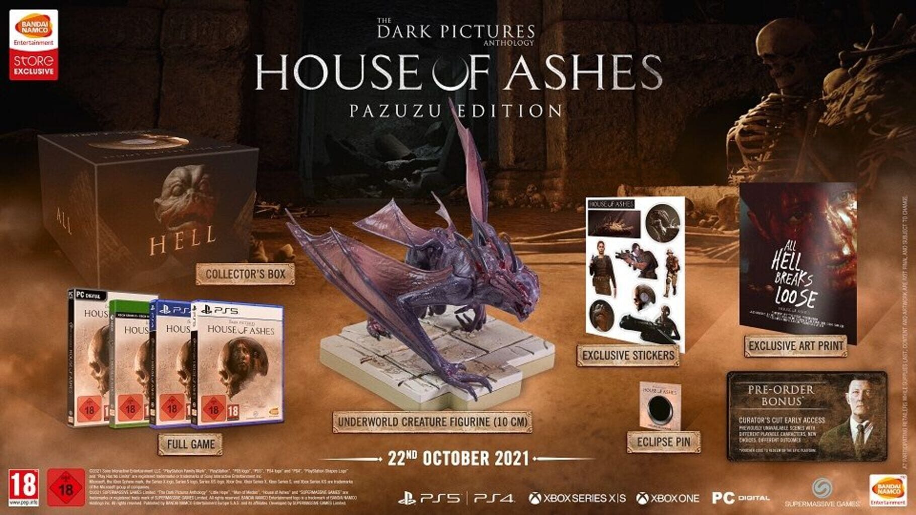 Arte - The Dark Pictures Anthology: House of Ashes - Pazuzu Edition