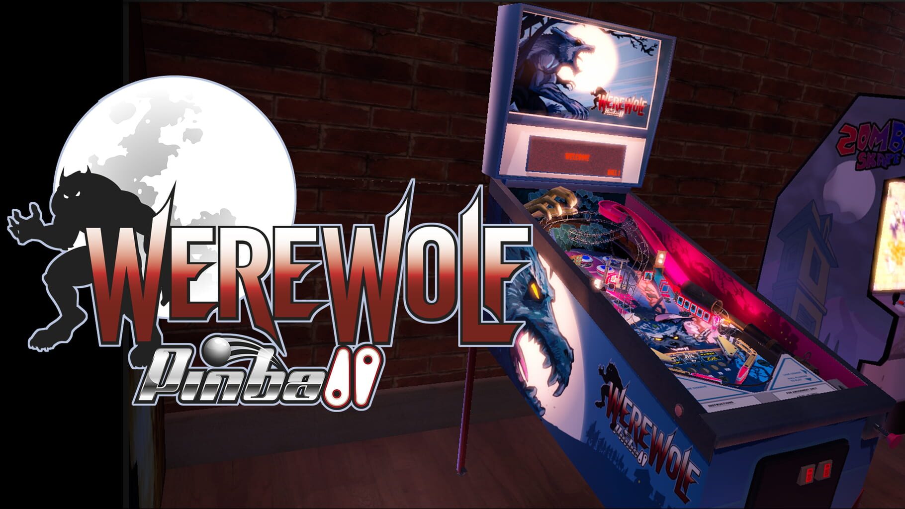 Werewolf Pinball artwork