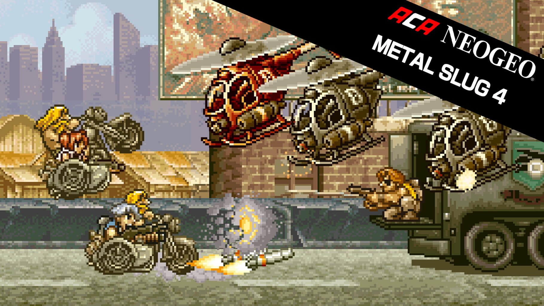 ACA Neo Geo: Metal Slug 4 artwork